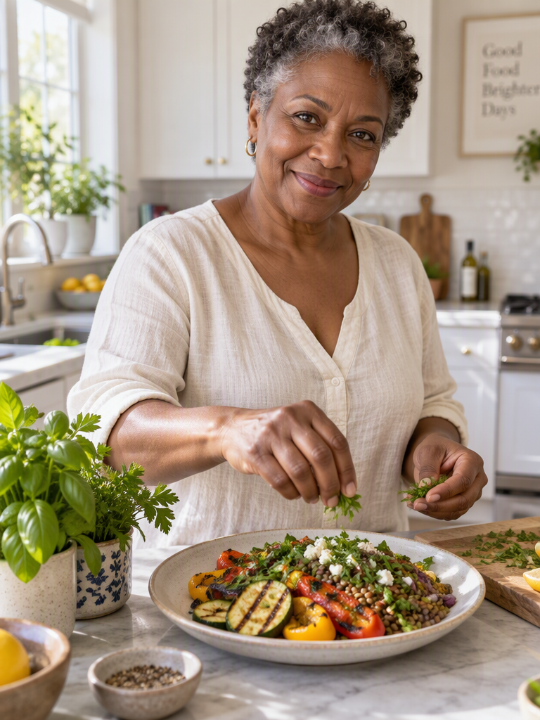 Person enjoying wellness journey